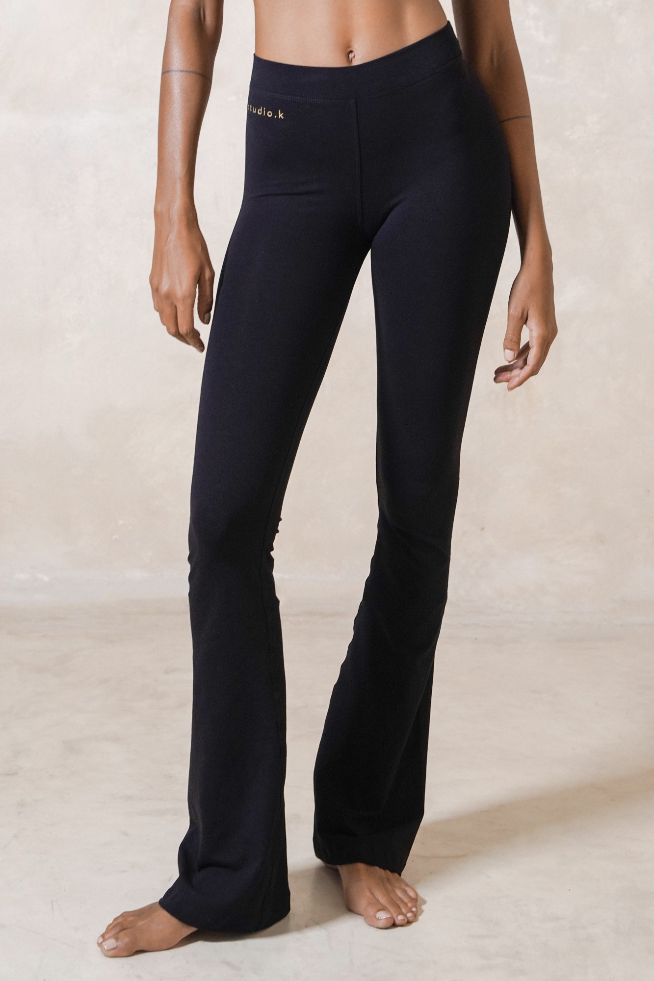 Studio K Lola Bamboo Flares – eco-friendly, soft, and comfortable yoga and lounge wear, available in multiple sizes.