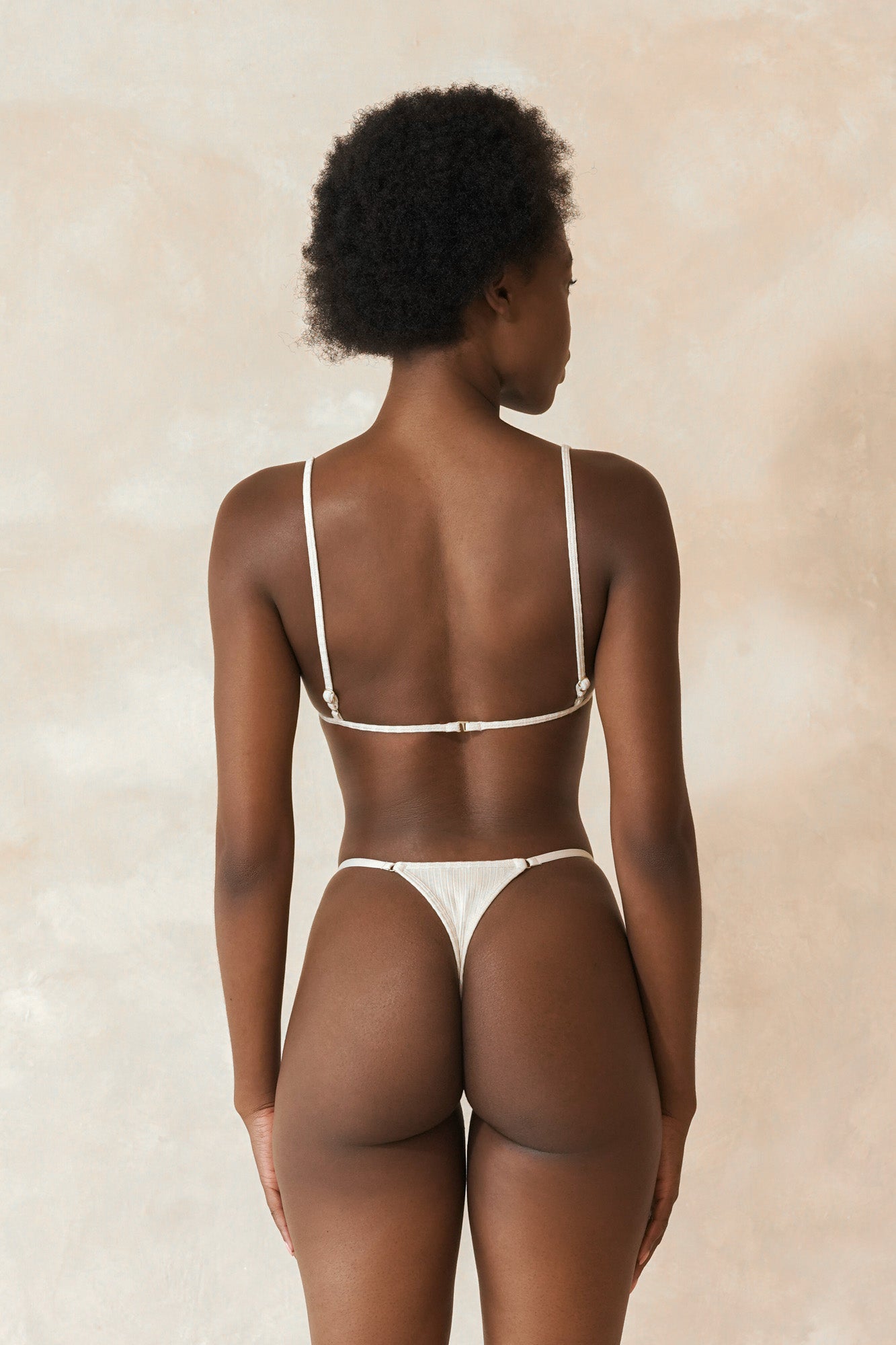 Studio K Rib G-String – sustainable, soft, and comfortable yoga and lounge wear underwear, available in multiple sizes.