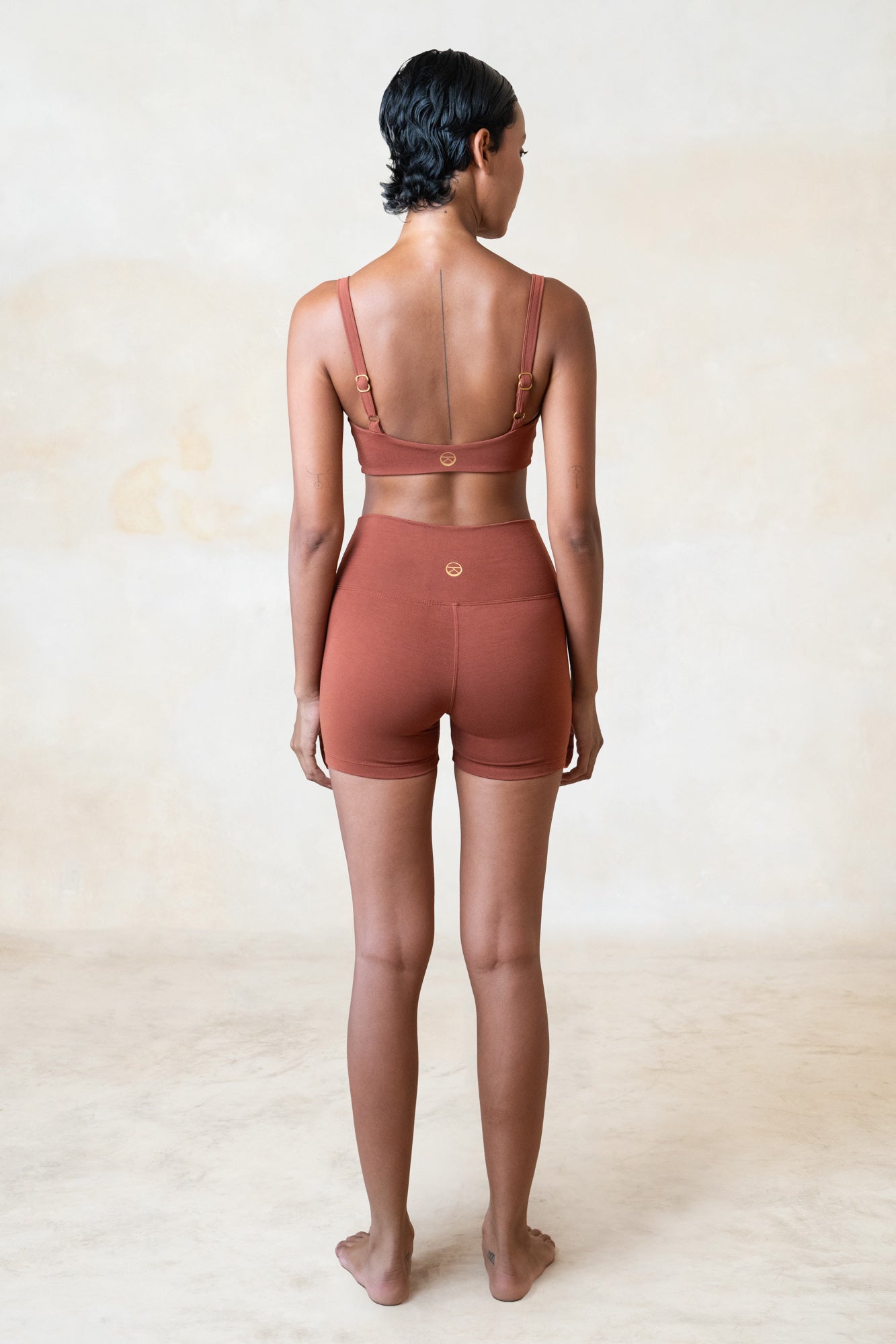 Studio K Disa Bamboo Shorts – eco-friendly, soft, and comfortable yoga and lounge wear, available in multiple sizes.
