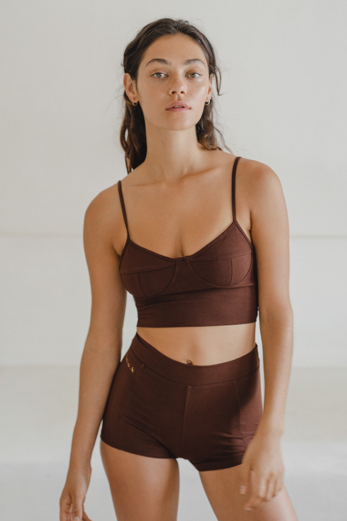 Double Layered Ribbed Bralette • ESTHE