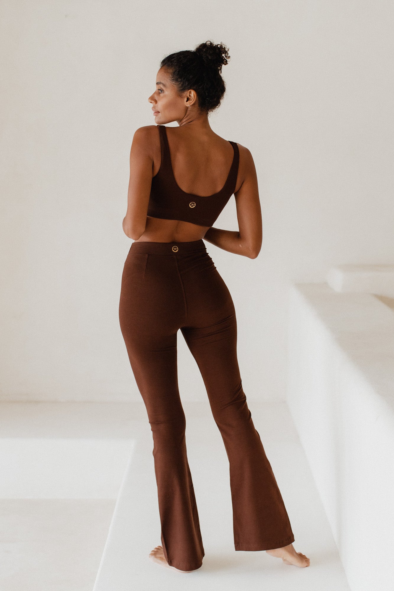 Studio K Lola Bamboo Flares – eco-friendly, soft, and comfortable yoga and lounge wear, available in multiple sizes.