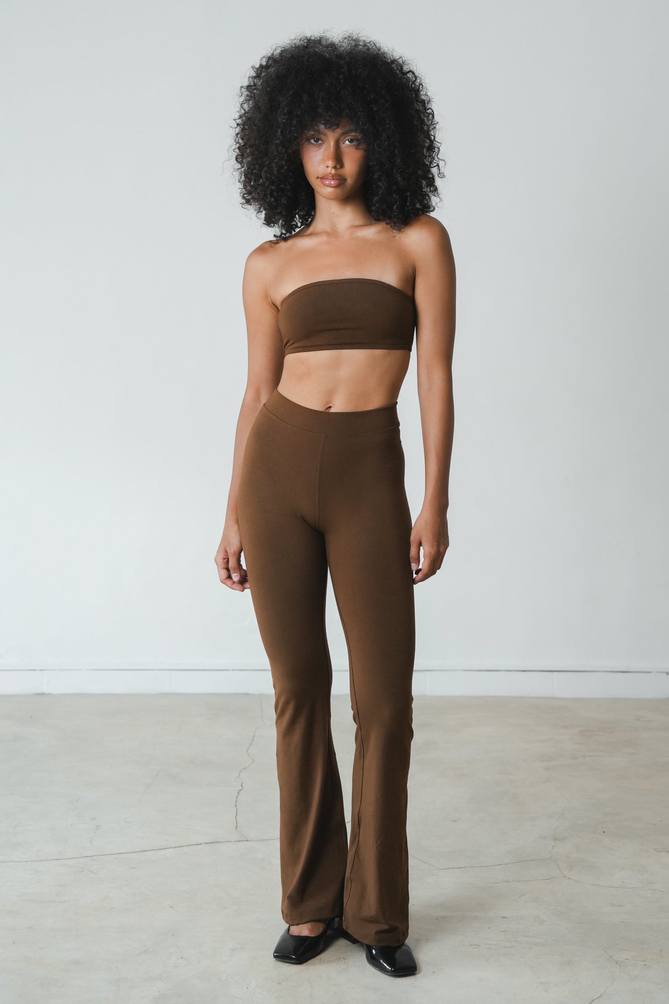 パンツ goar.archive flare pants L ゴア・アーカイブ goar．archive flare pants コーティングデニム