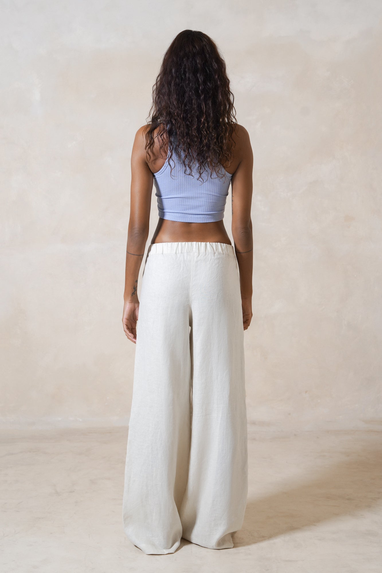 Linen Baggy Trousers