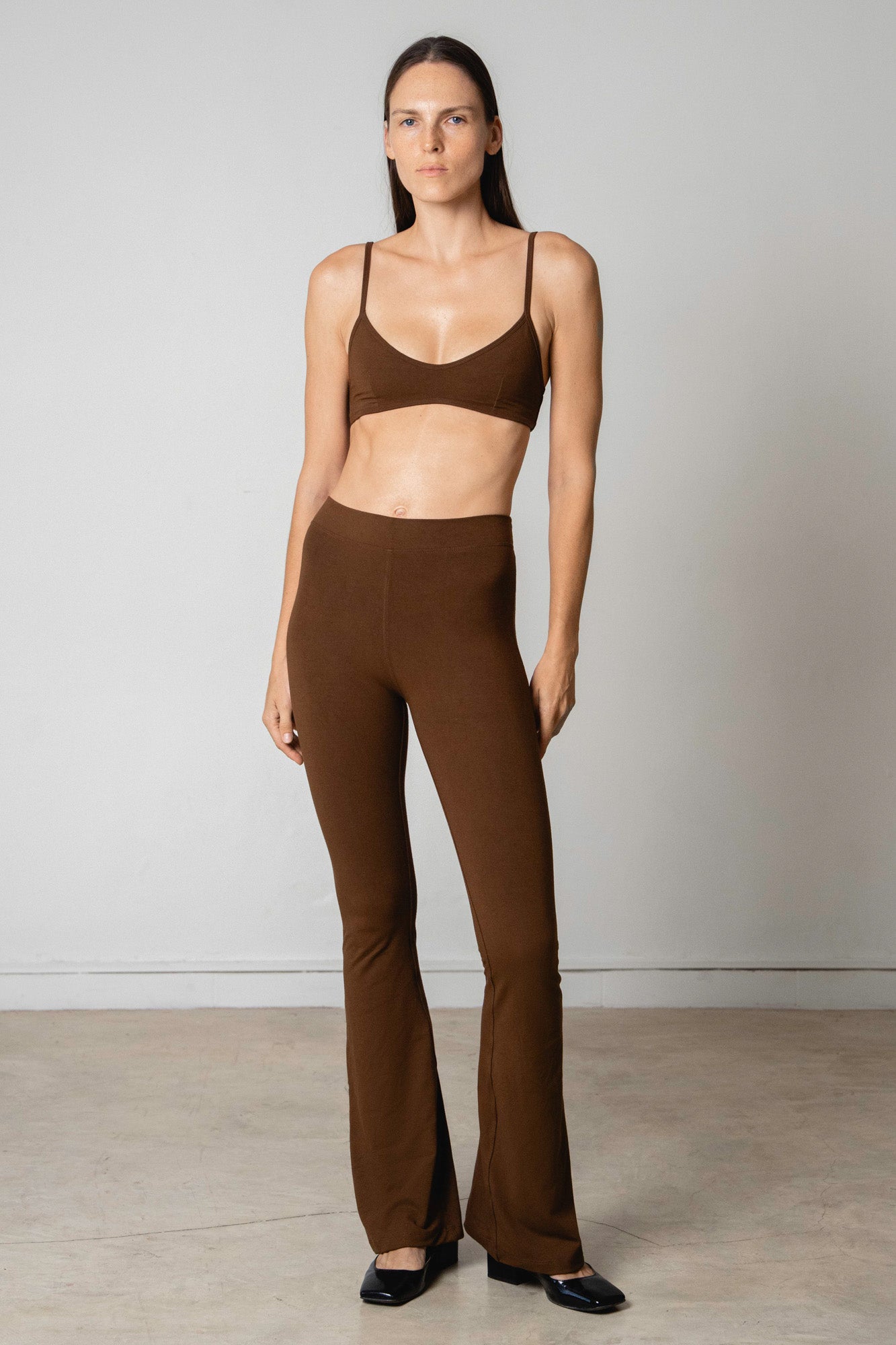 パンツ goar.archive flare pants L GOAR】STRAPPED OIL FLARE PANTS | AURUM