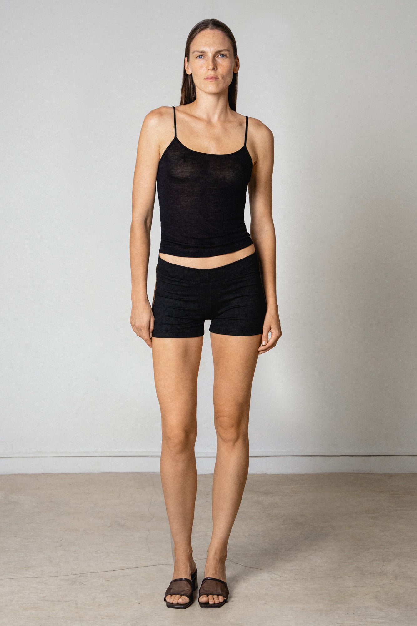 Studio K | Womens | Sheer Cami | Black | XS - XL